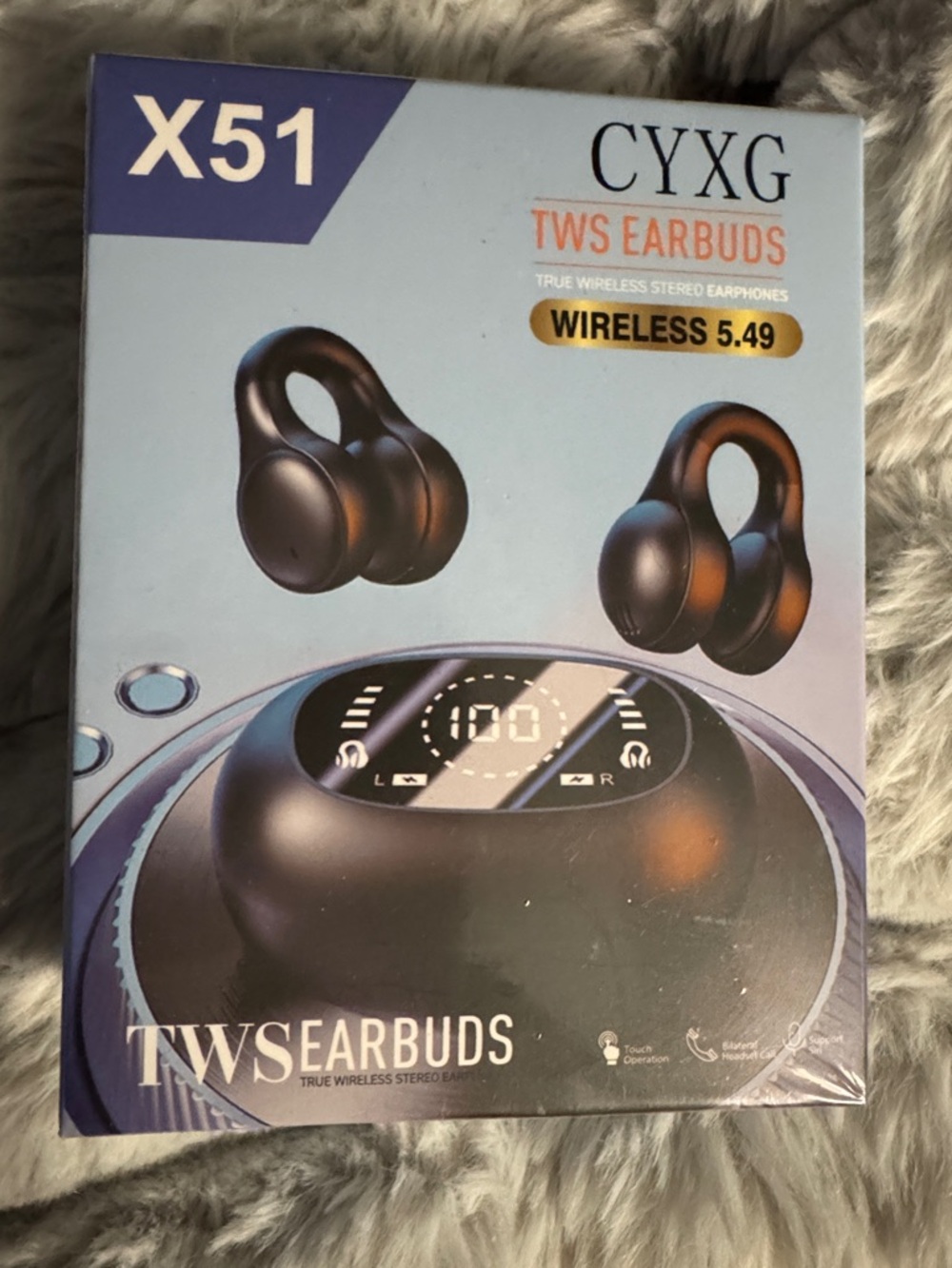 X51 Black Wireless TWS Earbuds